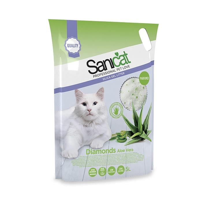 Sanicat Fresh Prof. Aloe Silika Kedi Kumu 5L