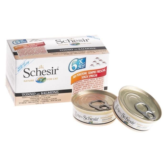 Schesir Cat Multipack Somon 6x50gr