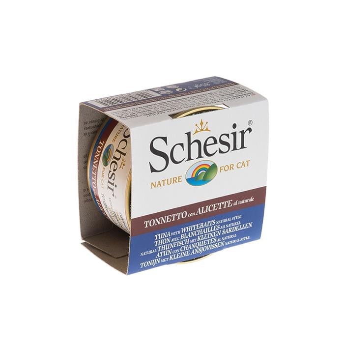 Schesir Ton Ve Ringa Balıklı Pirinçli Yaş Kedi Maması 85gr