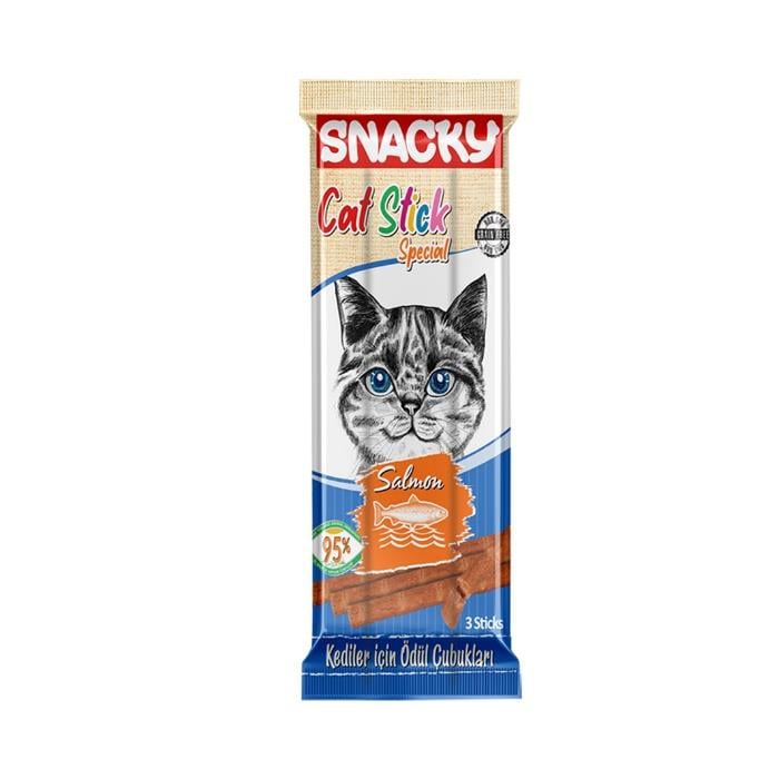 Snacky Kedi Stick Ödül Somonlu 3*5 gr