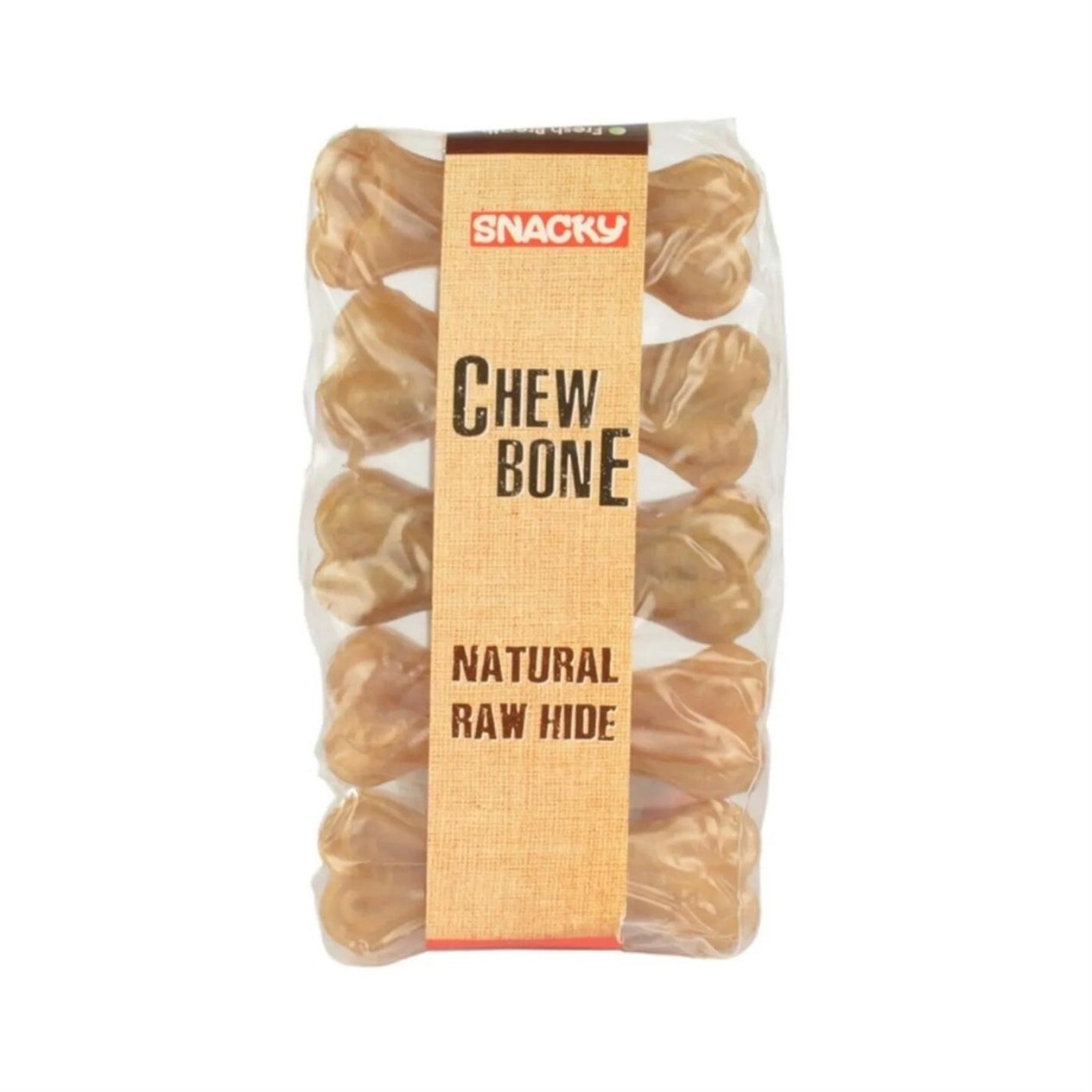 Snacky Natural Çiğneme Kemiği 7,5cm 5 Adet 25gr