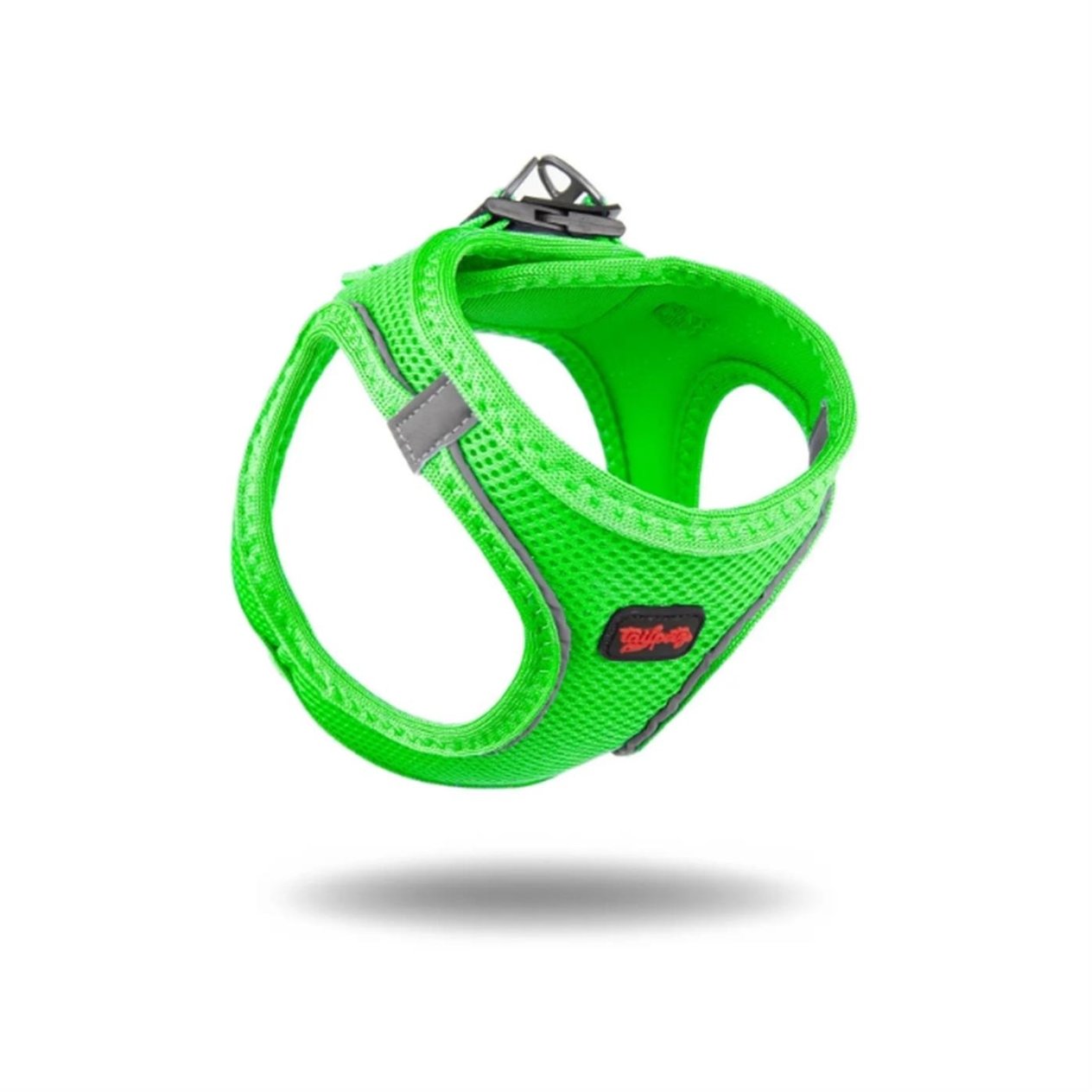 TailPetz Airmesh Neo Green Köpek Göğüs Tasması XL