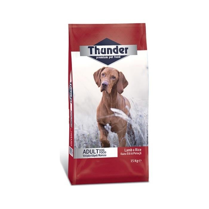Thunder Kuzulu Yetişkin Köpek Maması 15 Kg
