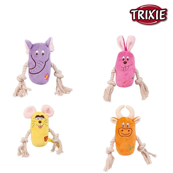 Trixie Peluş İpli Köpek Oyuncağı 13cm