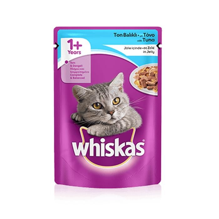 Whiskas Pouch Jöleli Ton Balıklı Kedi Maması 85gr