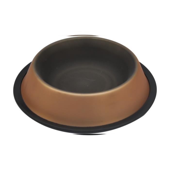 Zampa Kaymaz Tabanlı İki Renkli Mama-Su Kabı 96 Oz