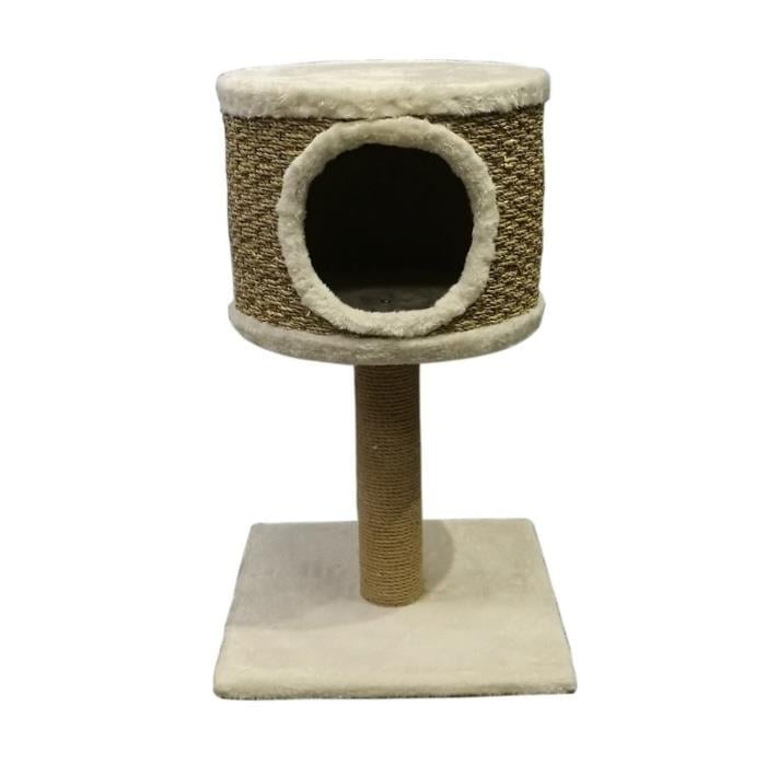 Zampa Tek Katlı Yuvalı Kedi Tırmalama 34*34*58cm
