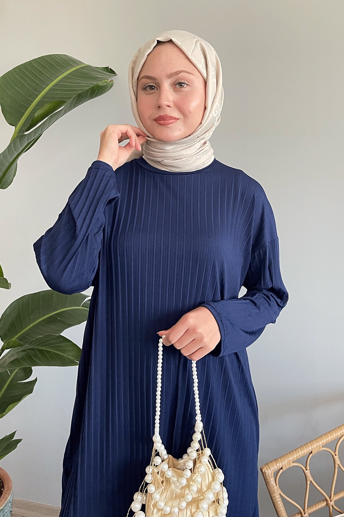 Mila Piliseli Pantolon Tunik Lacivert kili Takım 