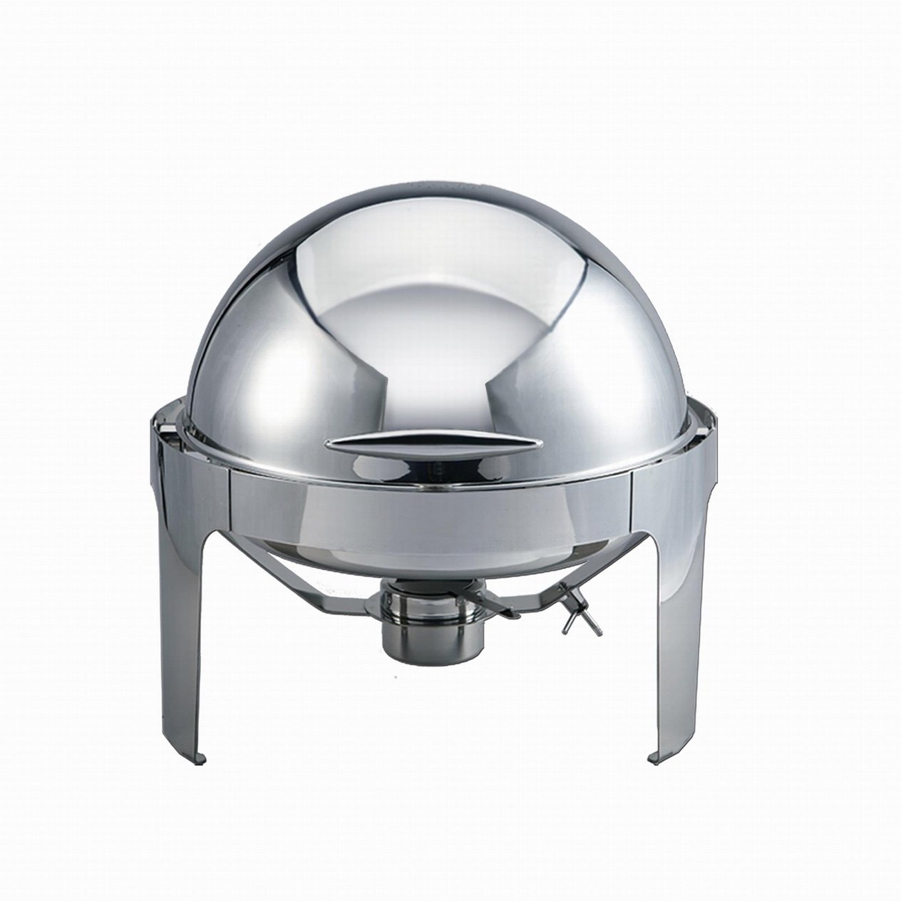 Deluxe Yuvarlak Rolltop Chafing Dish Elektrikli