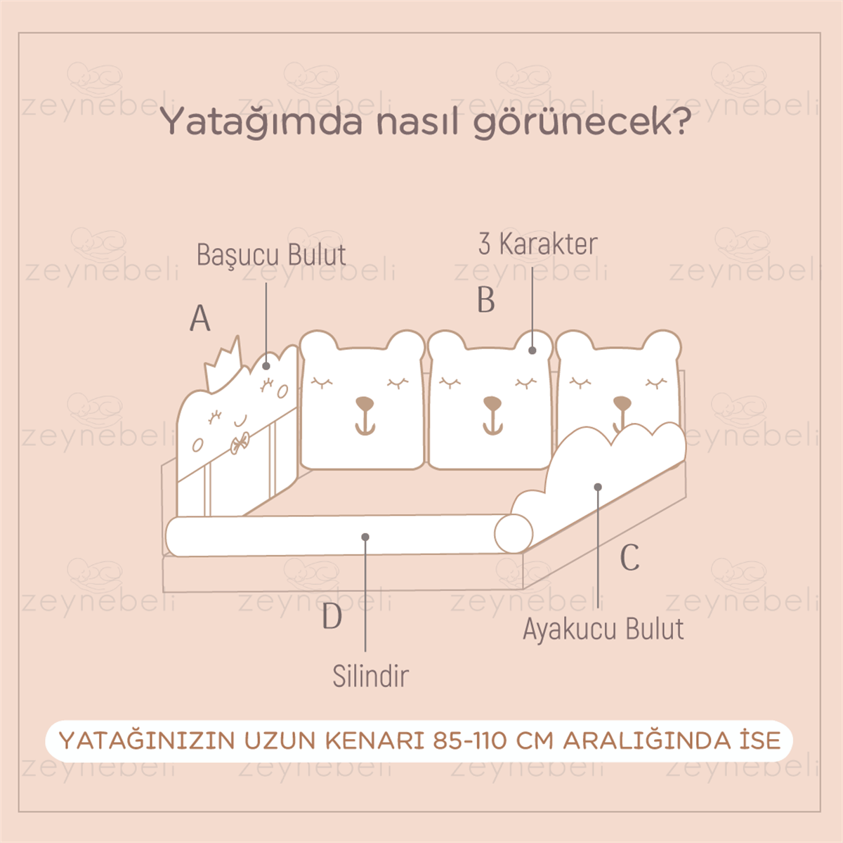 Gold Kalpler Pembe Uyku Seti | Uyku Setleri Fiyatları - zeynebeli.com