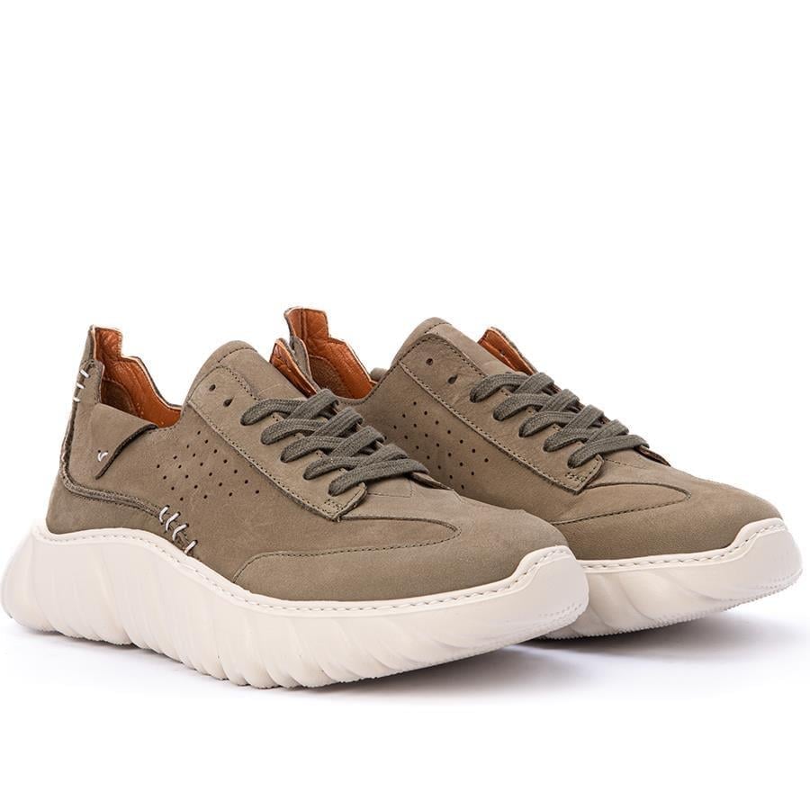 Gusse Grand Erkek Hakiki Nubuk Deri Sneaker Ayakkabı 21337-1