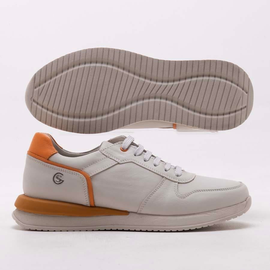 GUSSE MILLER ERKEK BEJ HAKİKİ DERİ SNEAKER AYAKKABI