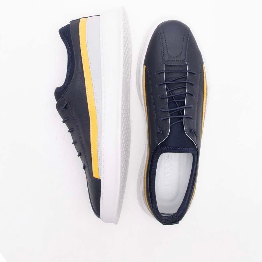 GUSSE ZACK ERKEK  HAKIKI DERI SNEAKER AYAKKABI 9011