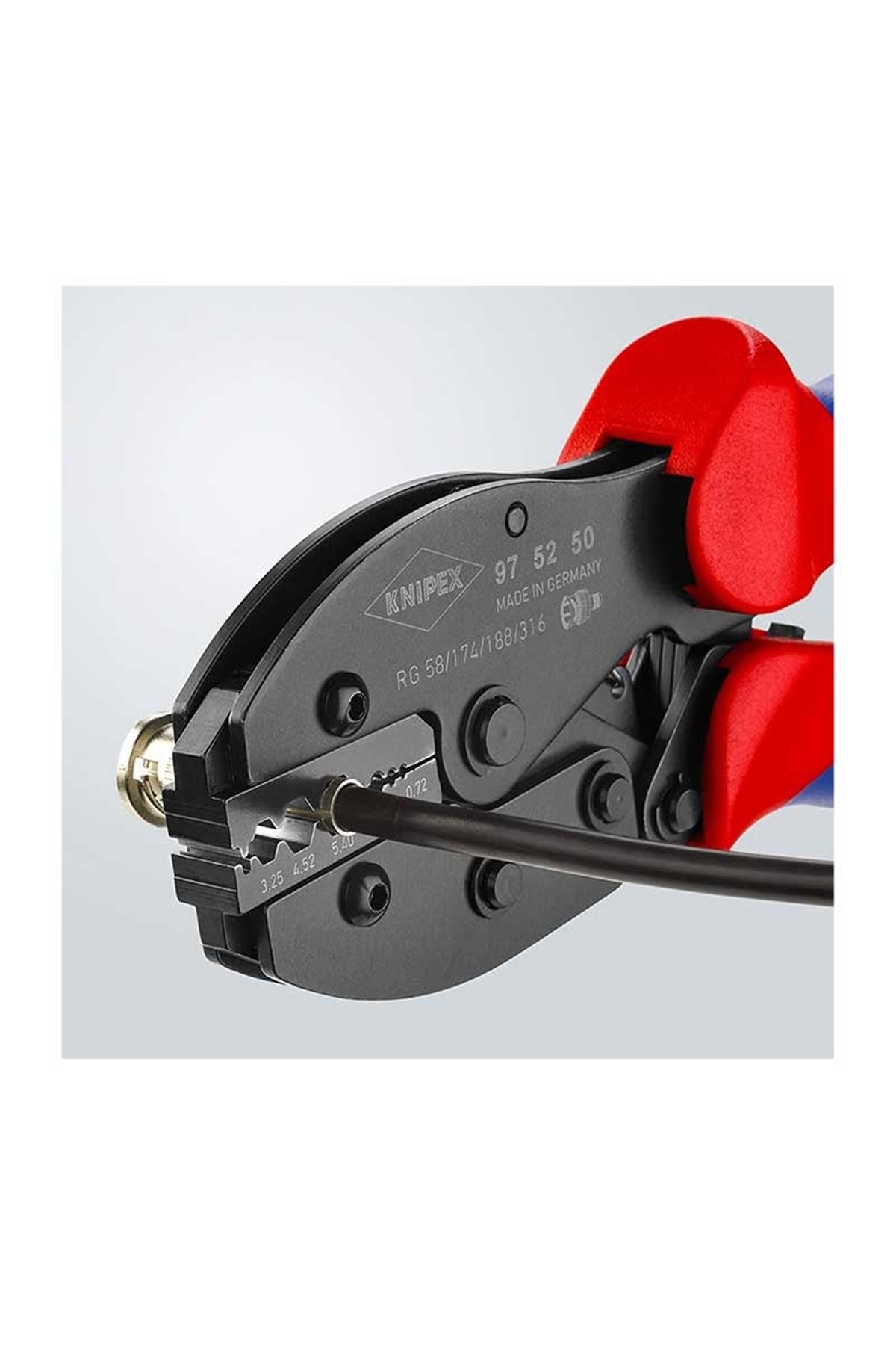 Knipex 97 52 50 PreciForce Yüksük Sıkma Pensesi