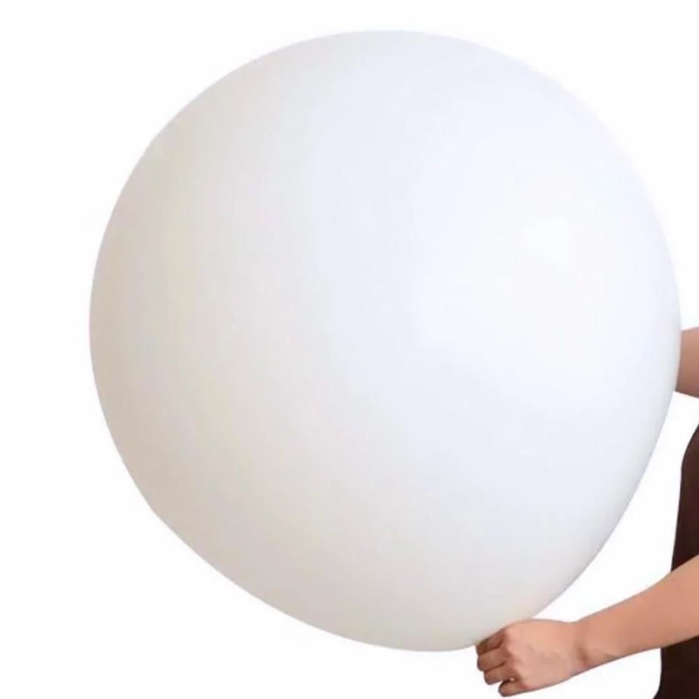 24 İnc Beyaz Renk Jumbo Boy Balon