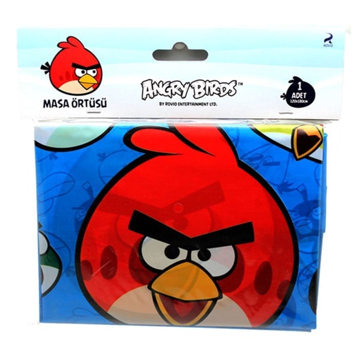 Angry Birds Doğum Günü Temalı Masa Örtüsü 1 Adet