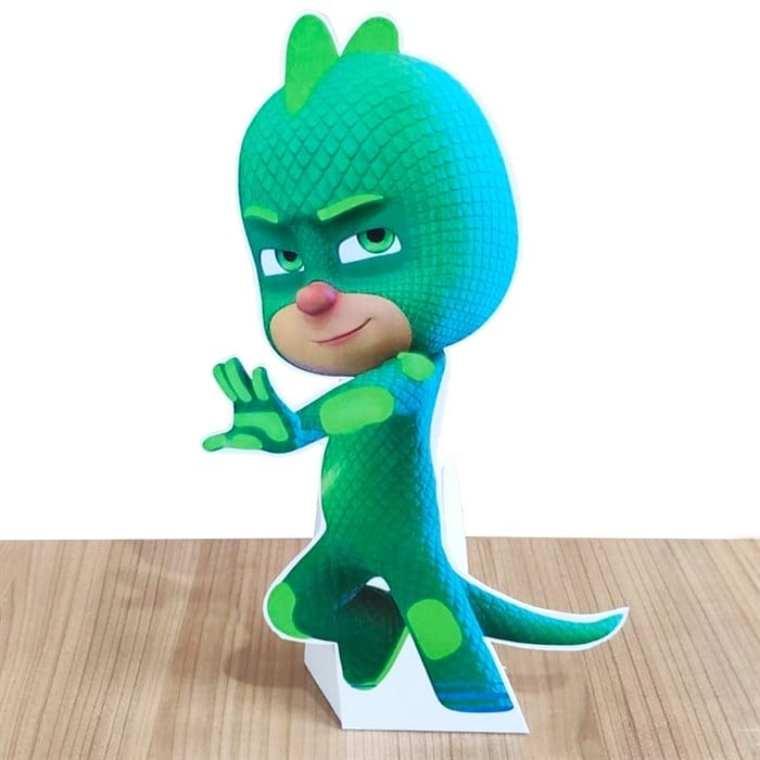 Ayaklı Dekor Pano - Kertenkele Çocuk- 29 cm