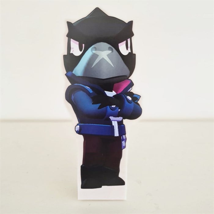 Ayaklı Dekor Pano - Crow - 30 cm