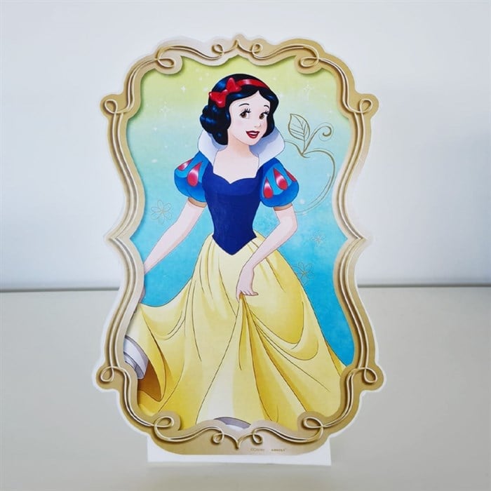 Ayaklı Dekor Pano - Pamuk Prenses - 30 cm