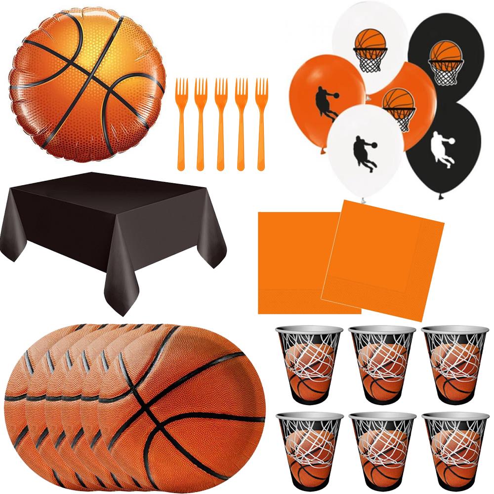 Basketbol Temalı Doğum Günü Seti 8 Kişilik