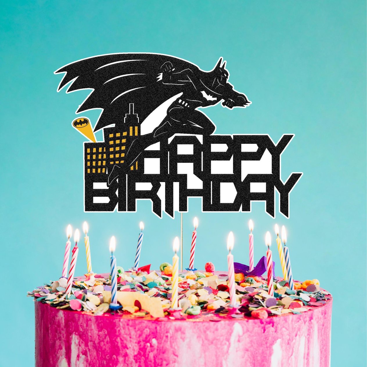 Batman Doğum Günü Parti Seti 8 Kişilik