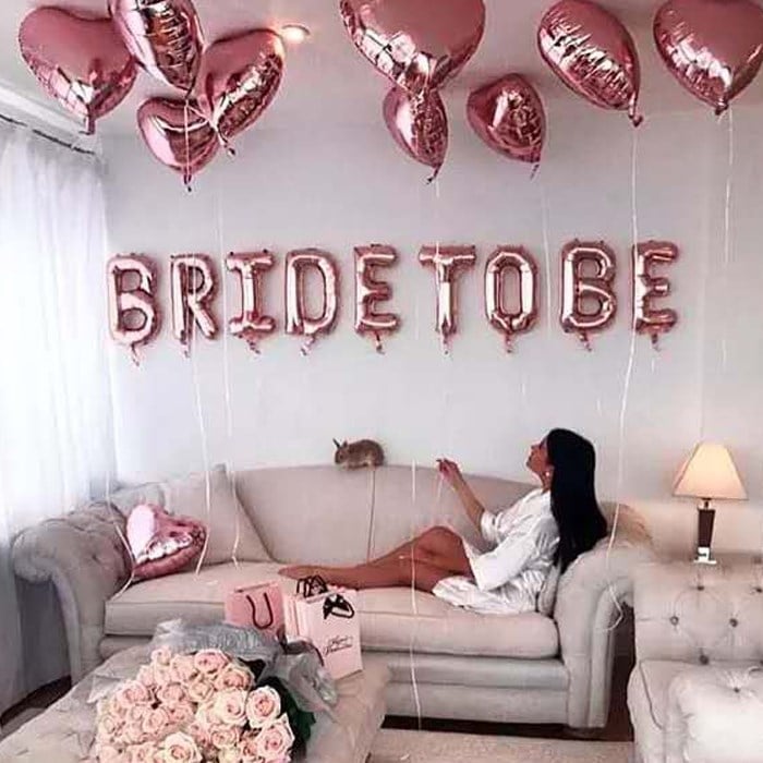 Bekarlığa Veda Kalp Balonlu Set