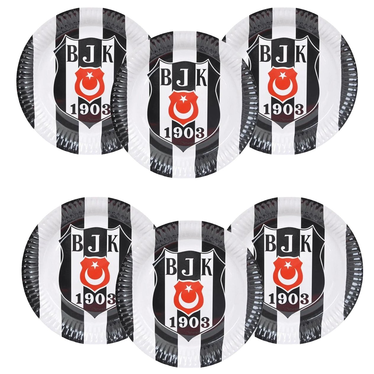 Beşiktaş Temalı 8 Kişilik Doğum Günü Seti
