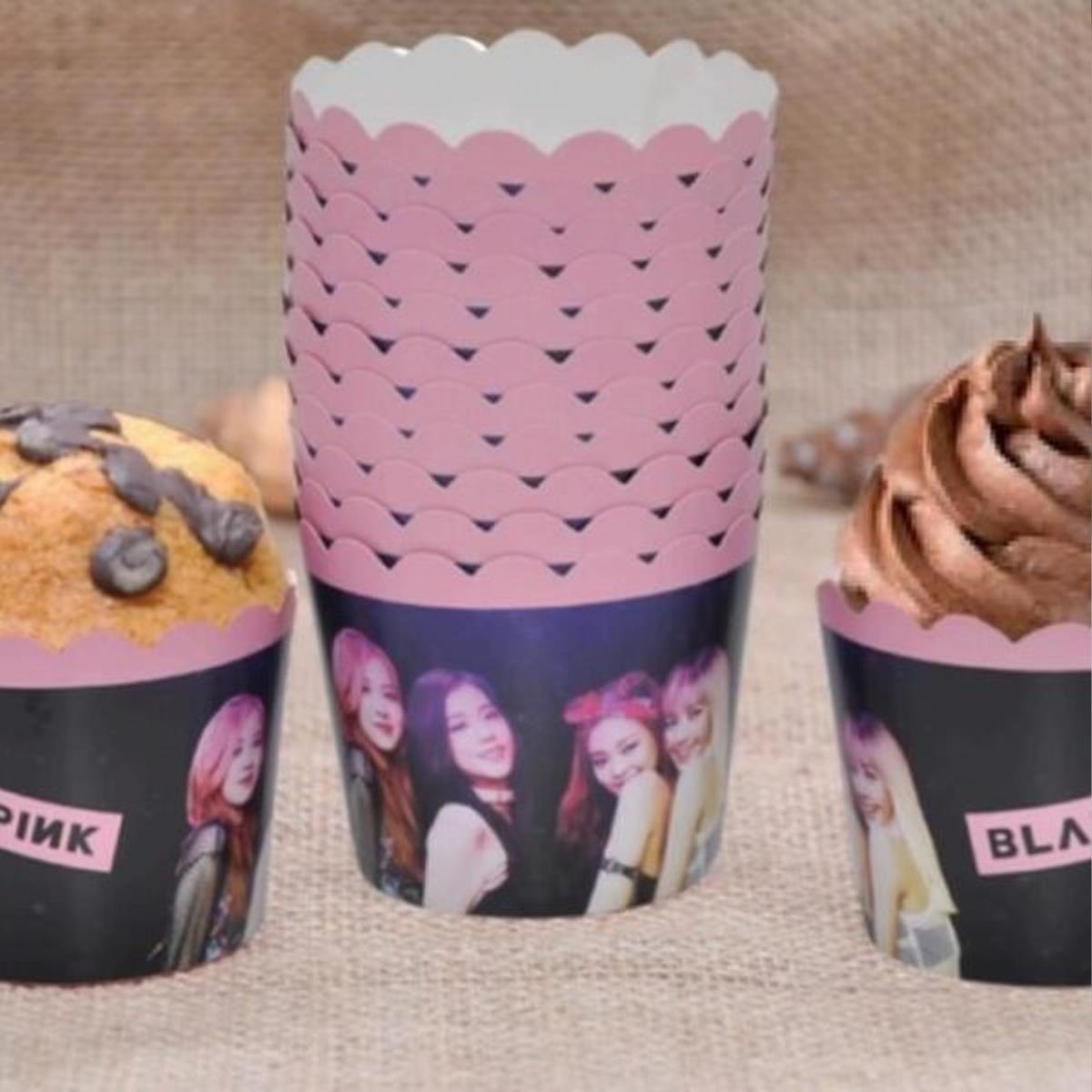 Blackpink Temalı Cupcake Kek Kapsülü