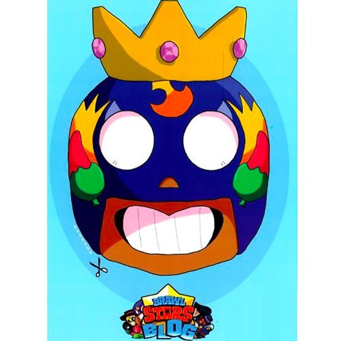 Brawl Stars Boyama Kitabı (Sticker+Maskeli)