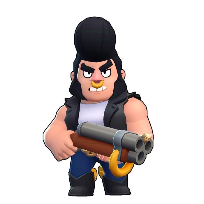 Brawl Stars Bull Temalı Sticker 12 cm 1 adet