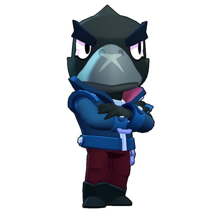 Brawl Stars Crow Temalı Sticker 12 cm 1 adet