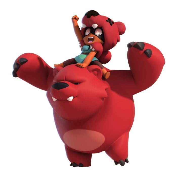 Brawl Stars Nita Temalı Sticker 12 cm 1 adet