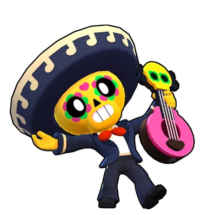 Brawl Stars Poco Temalı Sticker 12 cm 1 adet