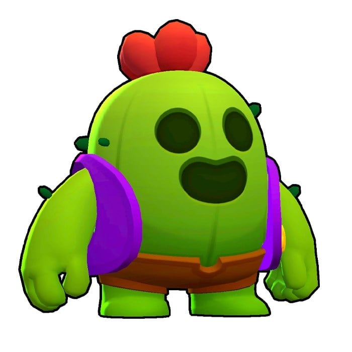 Brawl Stars Spike Temalı Sticker 12 cm 1 adet