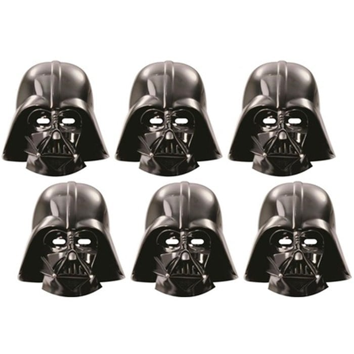Darth Vader Kağıt Maske 6 Adet