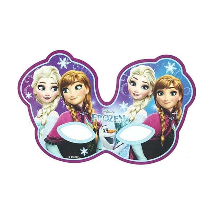 Frozen Elsa Anna Lisanslı Maske - 6 Adet