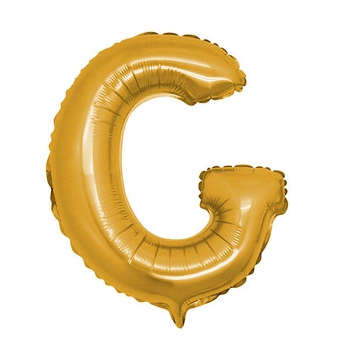 G Harfi Gold Folyo Balon 1 Metre
