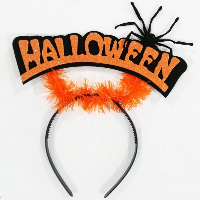 Halloween Temalı Örümcekli Taç
