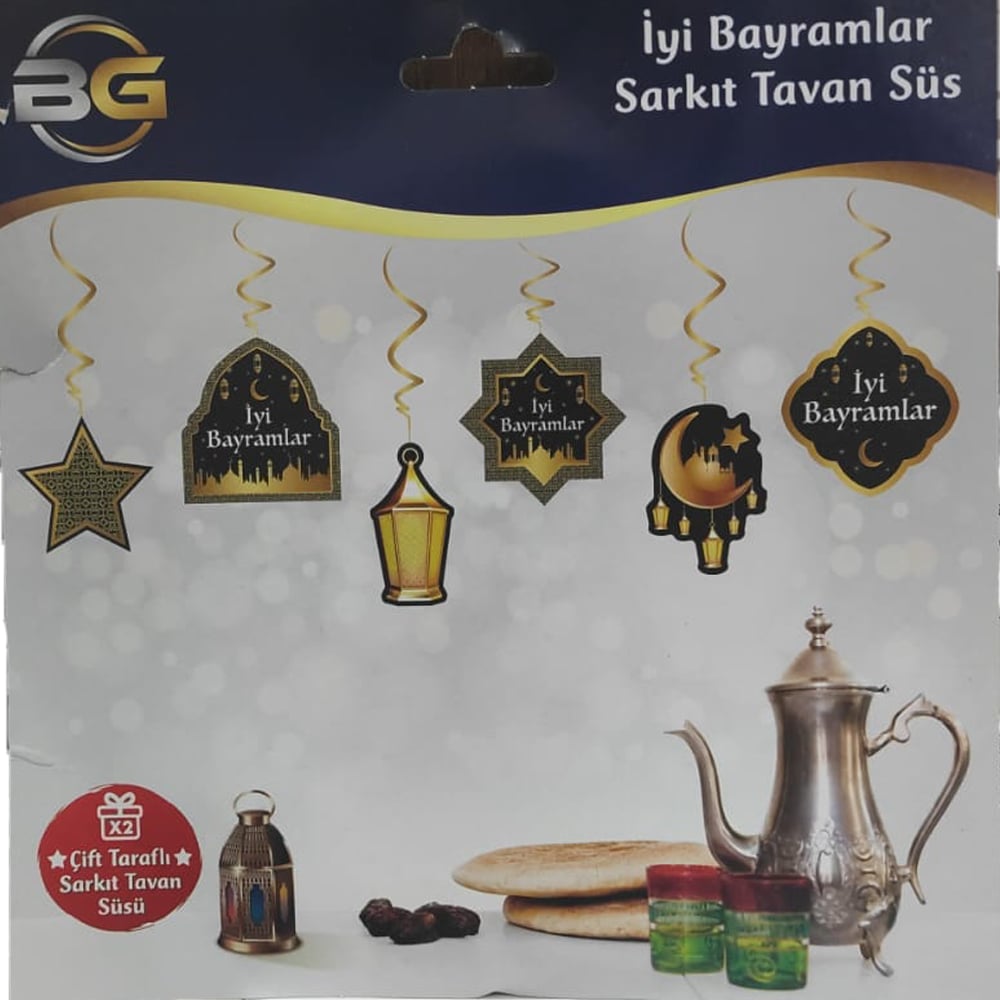İyi Bayramlar Temalı Asma Süs Seti