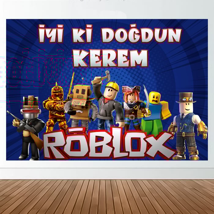 Kişiye Özel Roblox Doğum Günü Afişi 