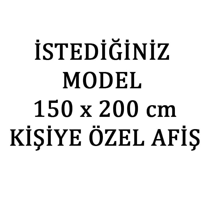 Kişiye Özel Tasarım Doğum Günü Afişi - 150 cm - 200 cm