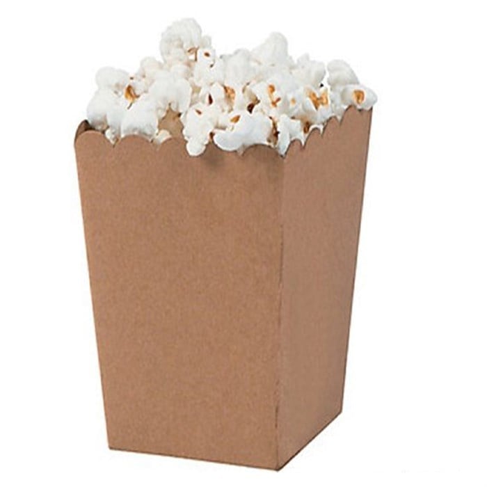Kraft Mısır Popcorn Kutusu - 10 Adet