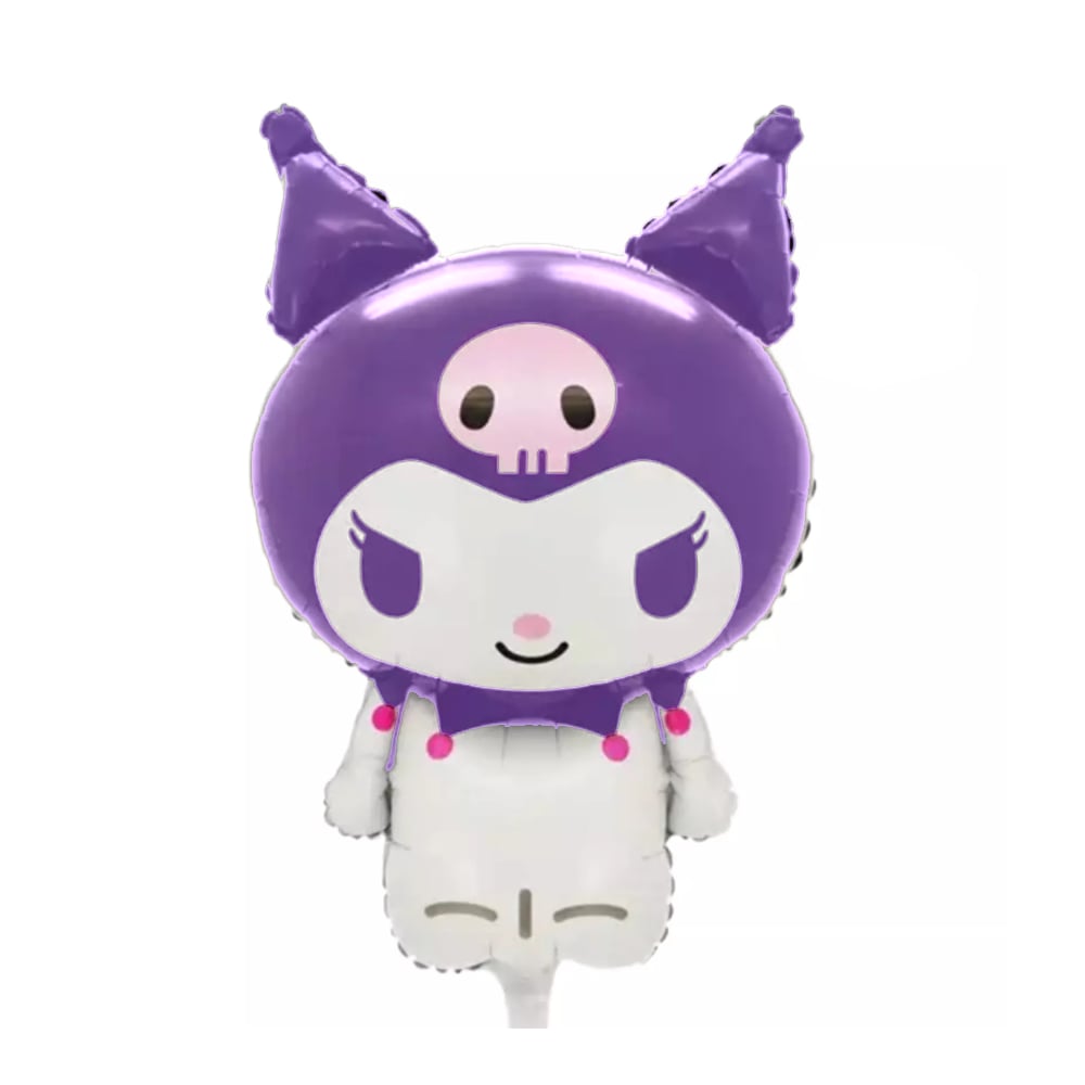 Kuromi Temalı Mor Folyo Balon