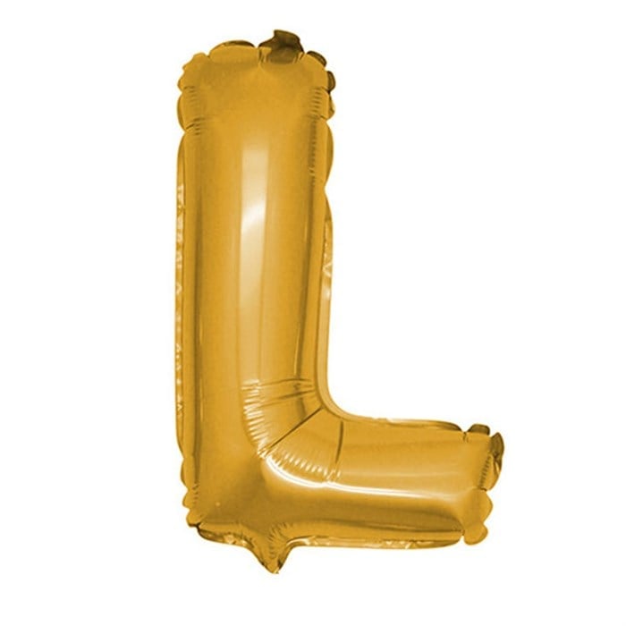 L Harfi Gold Folyo Balon 1 Metre