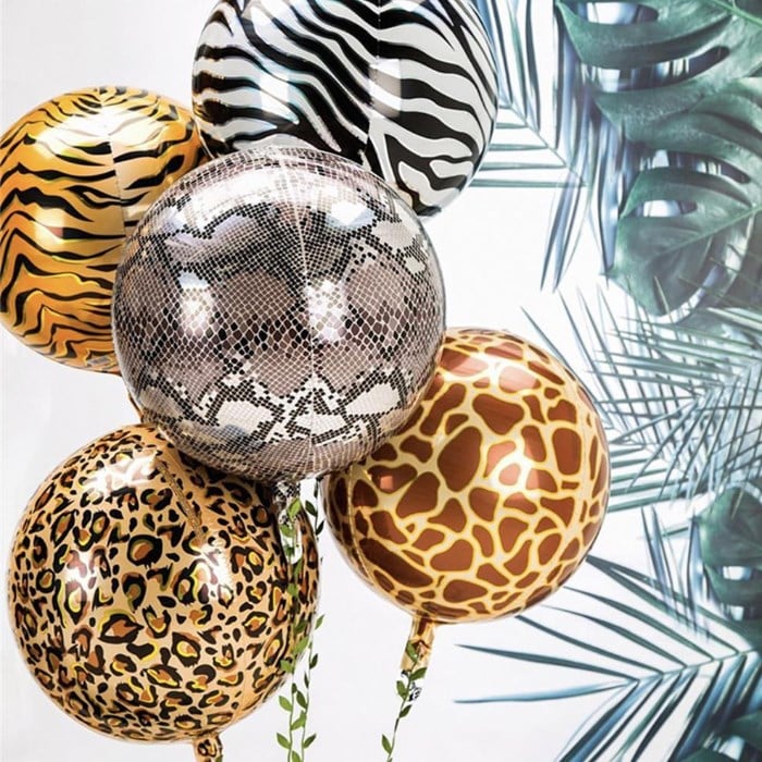 Leopar Küre Folyo Balon