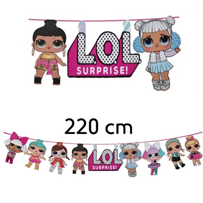 LOL Bebek Temalı Banner - 220 Cm