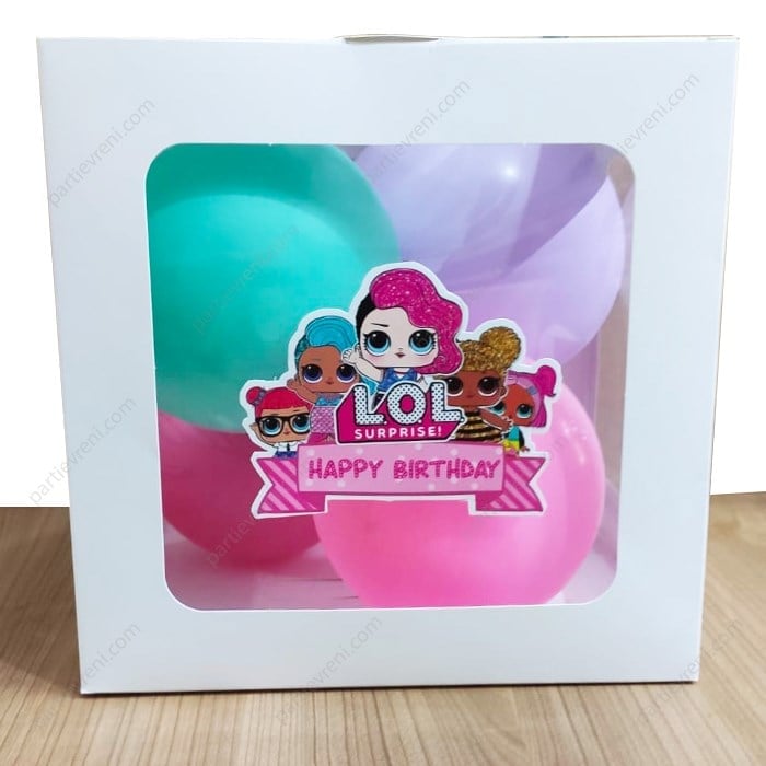 LoL Bebek Temalı Şeffaf Kutu Seti 25 cm