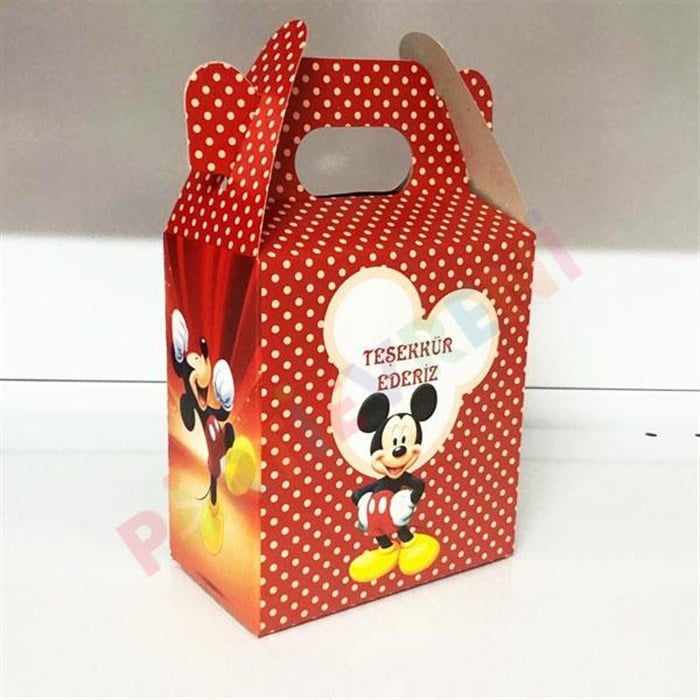 Mickey Mouse Hediye Kutusu - 4 Adet