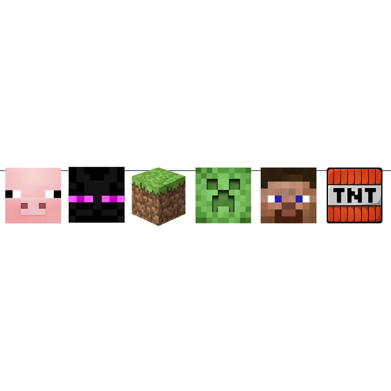 Minecraft Özel Kesim Dekoratif Banner
