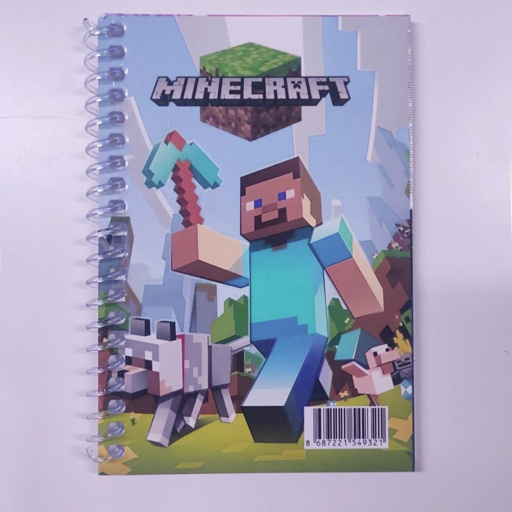 Minecraft Temalı Hediyelik Not Defteri